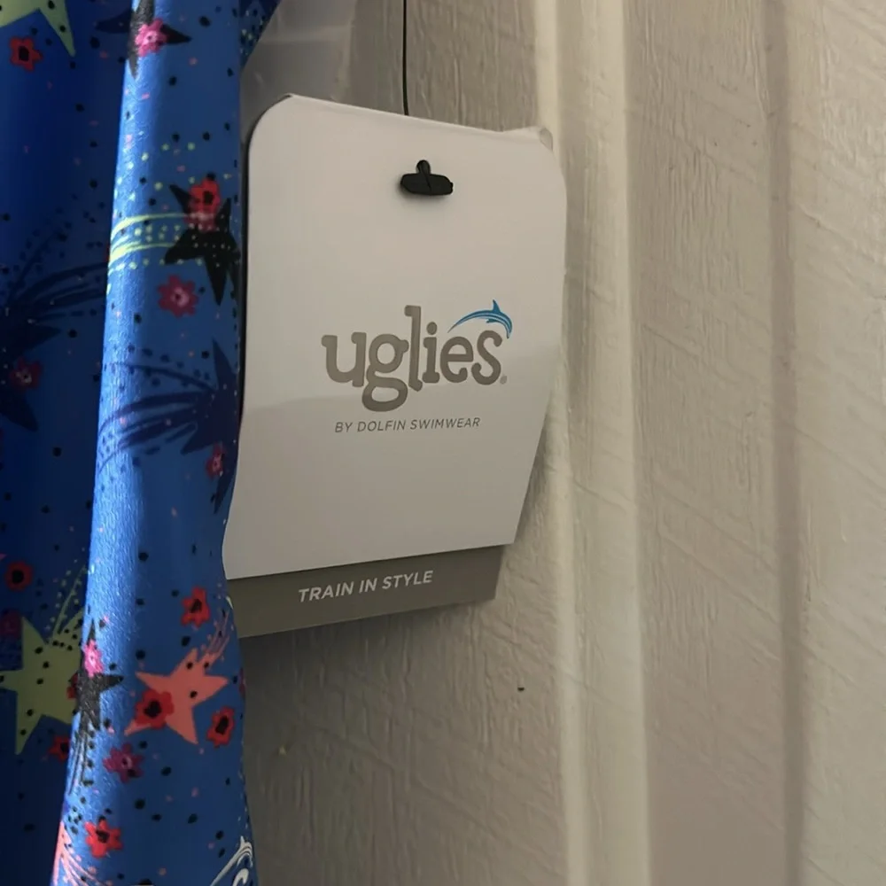 Dolfin Uglies Stargazer Print One Piece Swimsuit: BLUE: NEW WITH TAGS: SIZE 10